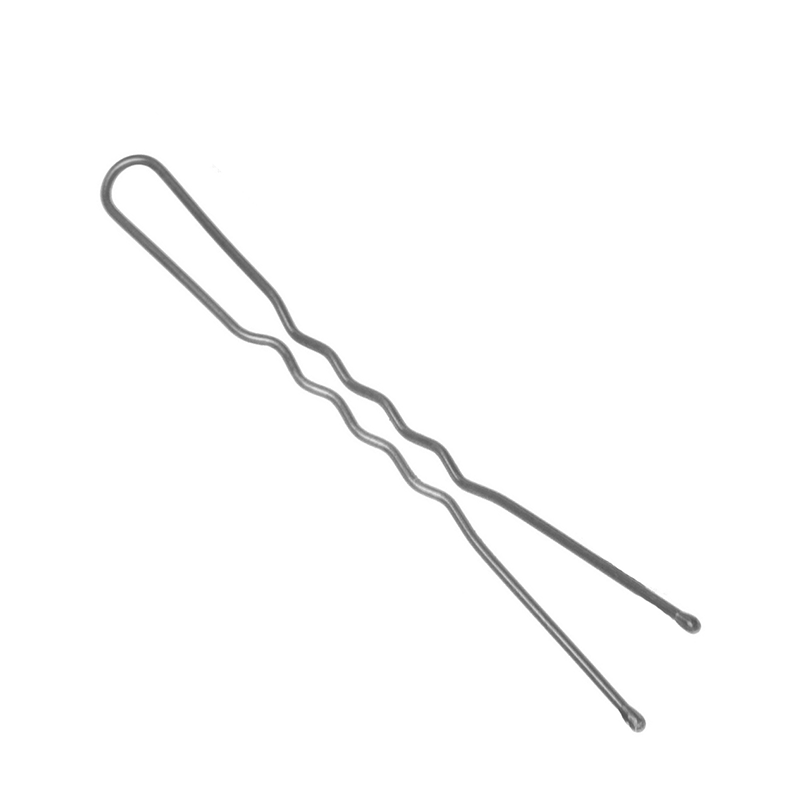 DEWAL PROFESSIONAL Шпильки серебристые, волна 70 мм, 60 шт/уп (на блистере), фото 1