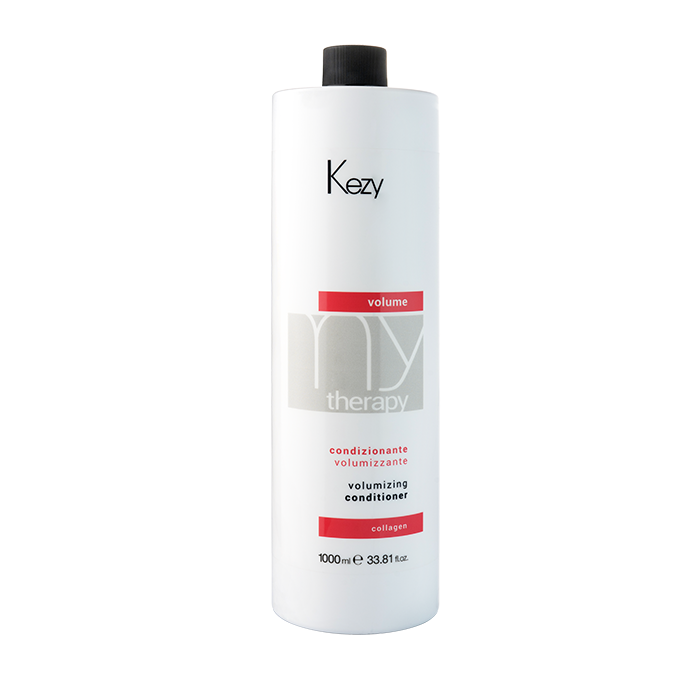 KEZY Кондиционер для придания объема с морским коллагеном / Volumizing conditioner 1000 мл, фото 1