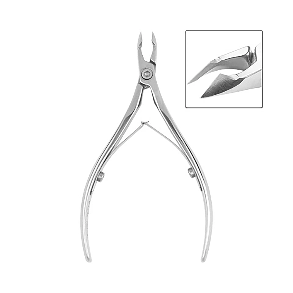 IRISK PROFESSIONAL Кусачки для кожи KD-61 Premium, двойная пружина, лезвие 6 мм, фото 2