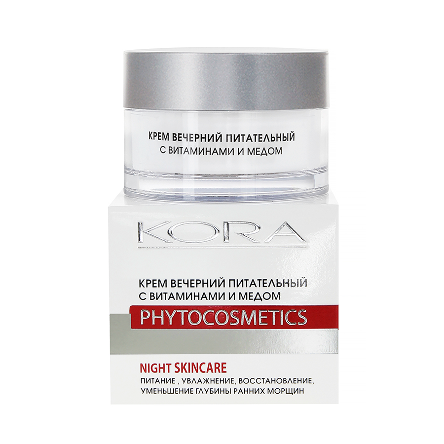 KORA Крем питательный вечерний с витаминами и медом 50 мл, фото 7