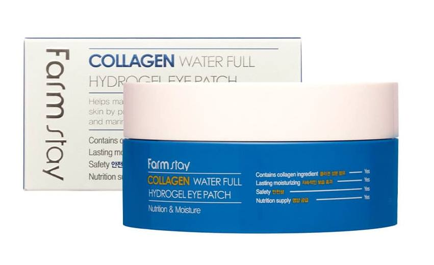 FARMSTAY Патчи гидрогелевые с коллагеном для области вокруг глаз / Collagen moistfull 60 шт, фото 3