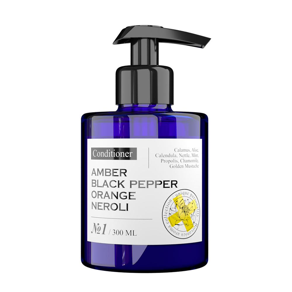 MANIAC GOURMET Кондиционер парфюмированный для волос №1 Амбра, Черный перец, Апельсин, Нероли 300 мл, фото 1