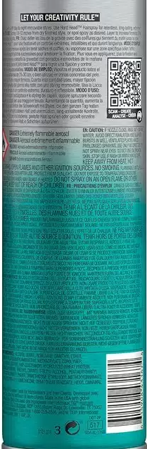 TIGI Лак для суперсильной фиксации / Bed Head Styling Hard Head 100 мл, фото 3
