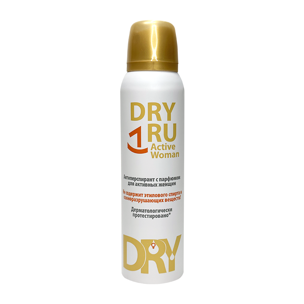 DRY RU Антиперспирант с парфюмом для активных женщин / Dry Ru Active Woman 150 мл, фото 1