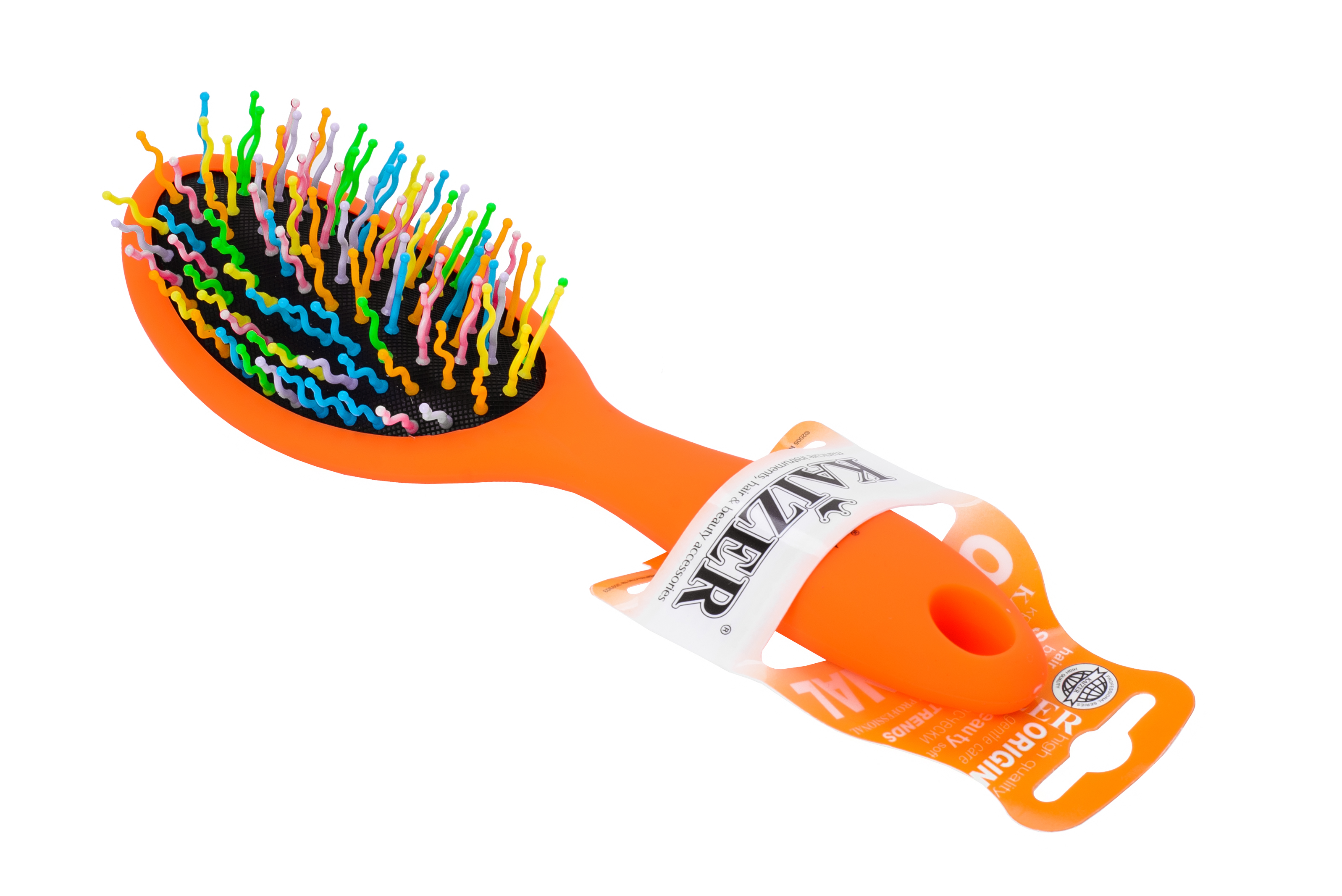 KAIZER Расческа массажная, оранжевая, фото 5