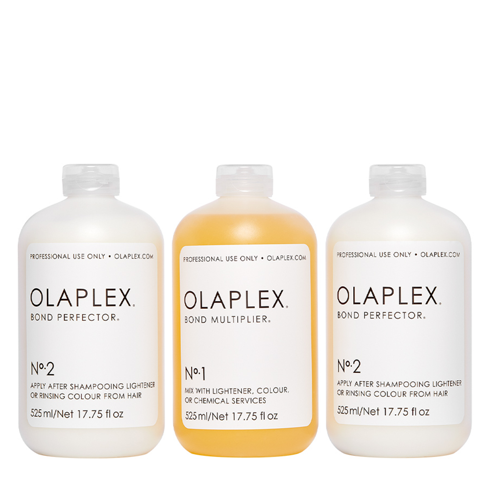 OLAPLEX Набор стилиста: восстановление и защита волос (концентрат-защита 525 мл + коктейль-фиксатор 2*525 мл) Salon Kit, фото 2
