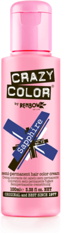 CRAZY COLOR Краска для волос, сапфир / Crazy Color Sapphire 100 мл, фото 2