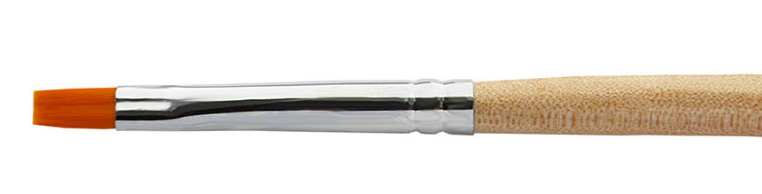 TNL Professional Кисть квадратная для геля № 6, фото 1