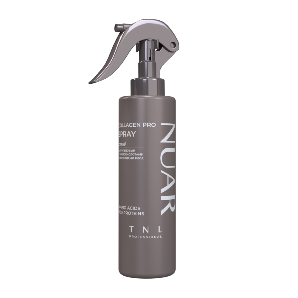 TNL Professional Спрей коллагеновый для волос с аминокислотами и протеинами риса / NUAR 200 мл, фото 1