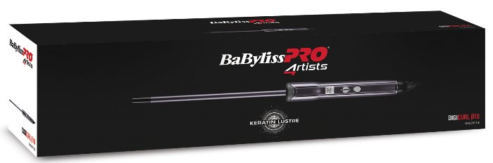 BABYLISS PRO Плойка DIGICURL с терморегулятором, 10 мм, удлиненное полотно 190 мм 25W, фото 5