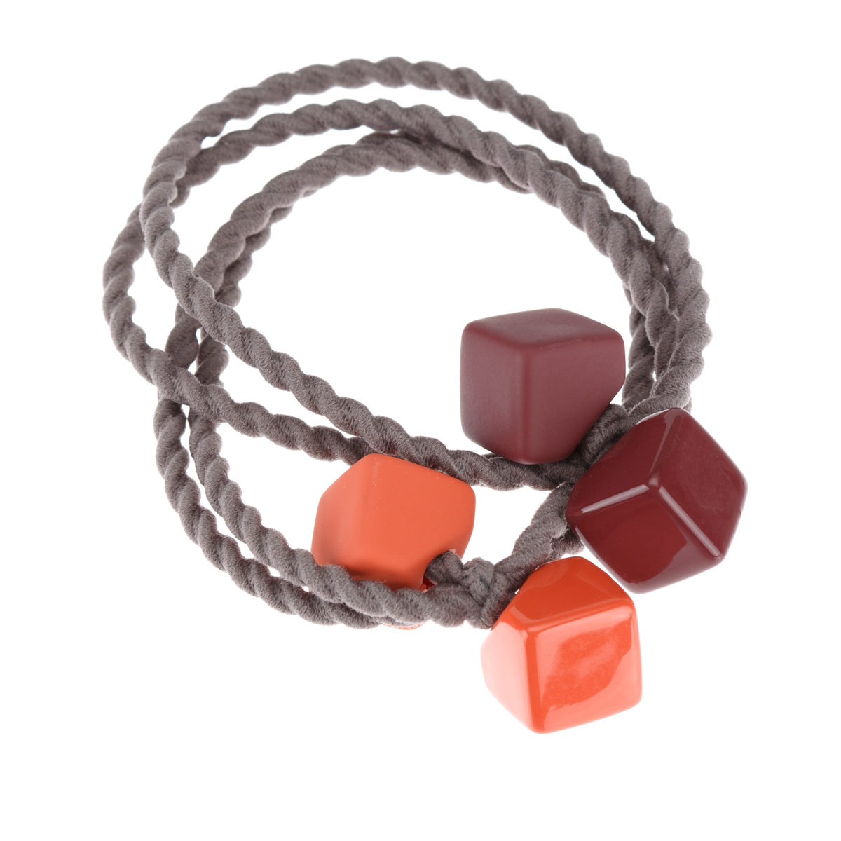 DEWAL BEAUTY Резинки для волос Цветные кубики мини / Dewal Beauty 2 шт, фото 1