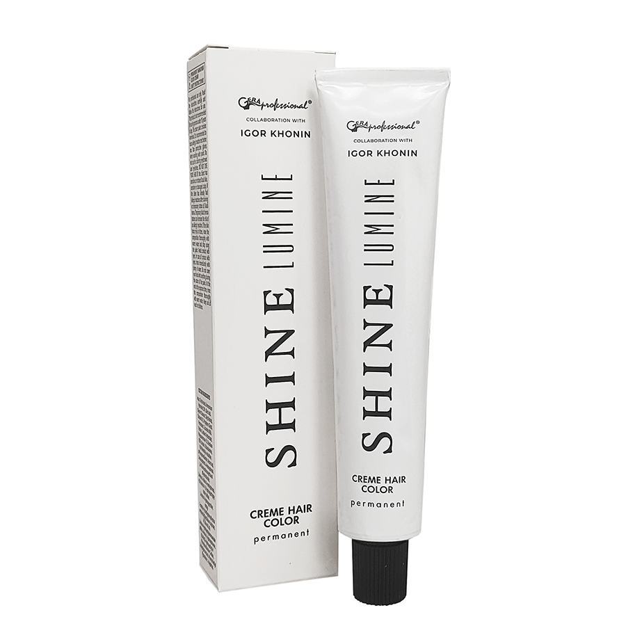 GERA Professional 9.81 крем-краска перманентная аммиачная для волос / Shine Lumine 60 мл, фото 2