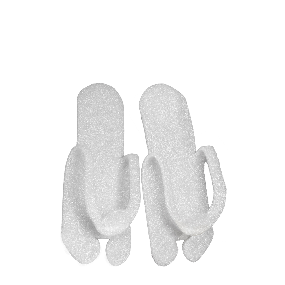 ЧИСТОВЬЕ Тапочки вьетнамки изолон 5 мм белый 25 пар/уп, фото 1