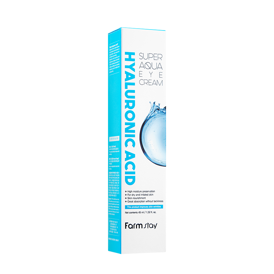 FARMSTAY Крем для области вокруг глаз с гиалуроновой кислотой / Hyaluronic Acid Super Aqua Eye Cream 45 мл, фото 2