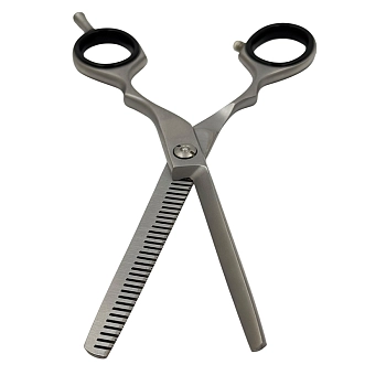 IWOU PROFESSIONAL Ножницы парикмахерские филировочные 6,5 с черными ручками, фото 4