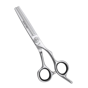 Ножницы филировочные односторонние эргономичные, выносной винт 5,5&quot;