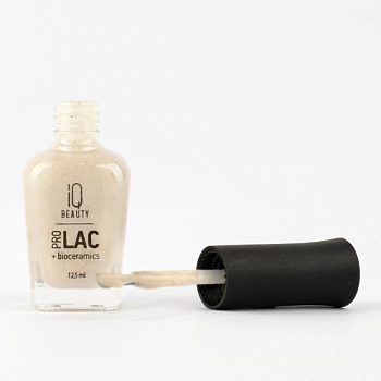 IQ BEAUTY 092 лак для ногтей укрепляющий с биокерамикой / Nail Polish PROLAC+bioceramics 12,5 мл, фото 2