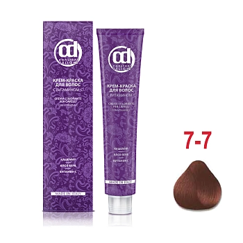 CONSTANT DELIGHT 7/7 краска с витамином С для волос, средне-русый медный 100 мл, фото 2