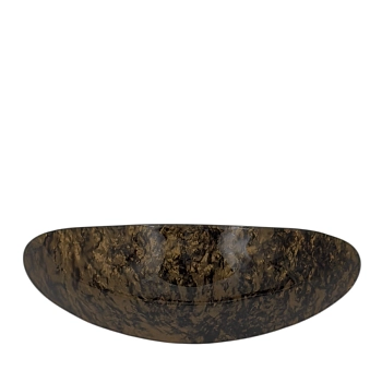 IWOU PROFESSIONAL Заколка - автомат Минерал овальная бронзовая 4*10см, фото 2