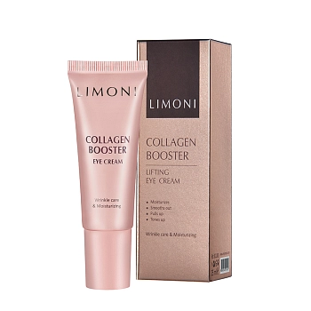 LIMONI Крем-лифтинг укрепляющий с коллагеном для век, туба / СOLLAGEN BOOSTER LIFTING EYE CREAM 25 мл, фото 2