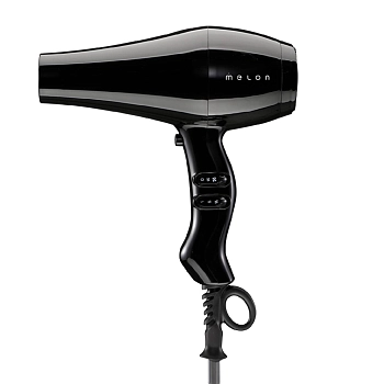 Фен профессиональный для волос VIXEN2, черный глянец, 2 насадки-концентратора 2000W