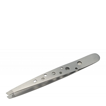 METZGER Пинцет скошенный матовый сырный Dotted / METZGER, фото 1