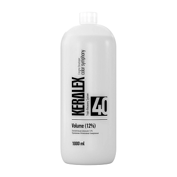 Эмульсия окислительная 12%/40vol / KERALEX color symphony Creame Developer 1000 мл
