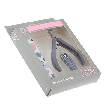 DEWAL BEAUTY Набор маникюрный (пилка, кусачки, книпсер), фото 2