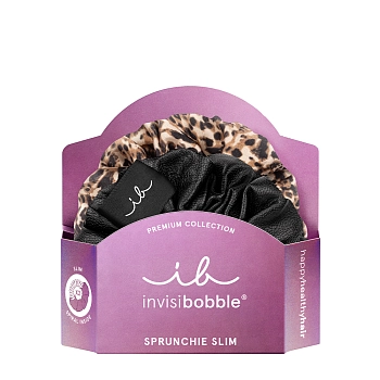 Резинка-браслет для волос / invisibobble SPRUNCHIE SLIM PREMIUM Leo is the New Black
