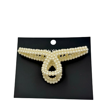 Краб для волос большой Жемчужины 1шт