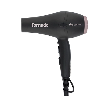 DEWAL PROFESSIONAL Фен серый ионизация 2 насадки / DEWAL PRO TORNADO, фото 2
