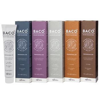 KAARAL 7.00 краска для волос, белокурый интенсивный / Baco COLOR 100 мл, фото 6