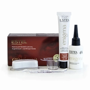 ESTEL PROFESSIONAL Краска для бровей и ресниц, коричнево-медный / Enigma, фото 4