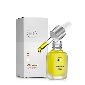 HOLY LAND Концентрат масляный для замедления появления возрастных изменений для лица / Juvelast Nutri Drops 15 мл, фото 3