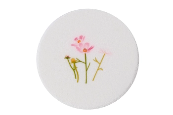 KAIZER Спонж латексный с рисунком, круглый, цвет белый, фото 3