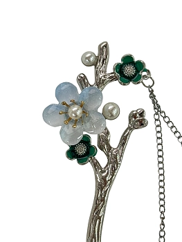 IWOU PROFESSIONAL Шпилька для волос Ветка сакуры 1шт, фото 3