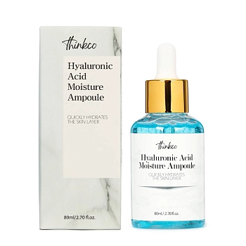 THINKCO Сыворотка увлажняющая с гиалуроновой кислотой / Thinkco Hyaluronic Acid Moisture Ampoule 80 мл, фото 2