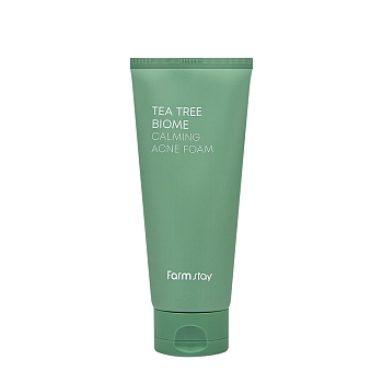 Пенка успокаивающая для лица с чайным деревом / Tea Tree Biome Calming Acne Foam 180 мл