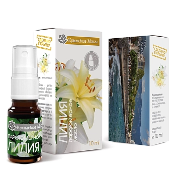 КРЫМСКИЕ МАСЛА Масло парфюмерное Лилия, спрей / Крымские масла 10 мл, фото 2