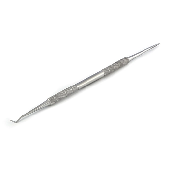 METZGER Кюретка узкая короткая, лопатка + металлическая пилка 2 в 1 PL-169(2), фото 4