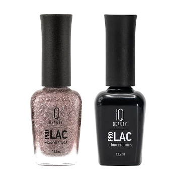 IQ BEAUTY 127 лак профессиональный укрепляющий для ногтей с биокерамикой / Nail polish PROLAC+bioceramics 12,5 мл , фото 2