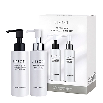 LIMONI Набор для очищения кожи (гель 120 мл, масло 120 мл) Fresh Skin Gel Cleansing Set, фото 3