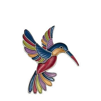 Брошь-магнит Колибри радужная