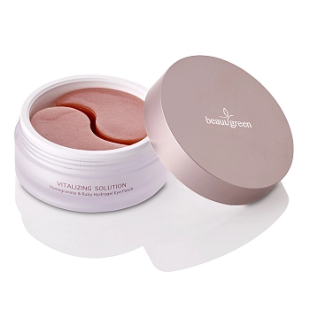 BEAUUGREEN Патчи гидрогелевые с экстрактом граната и рубиновой пудрой для глаз / Pomegranate & Ruby EYE PATCH, premium pack 60 шт, фото 2