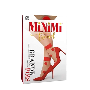 Носки женские Caramello/Rosso 0 (UNI) / Mini POIS GRANDE 20