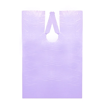 Пеньюар для парикмахерских работ Стандарт полиэтилен, сиреневый 160*100 см 50 шт