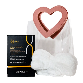 Набор подарочный Быстрое преображение (сыворотка 30*1,5 мл + повязка косметическая) BIOHYALUX