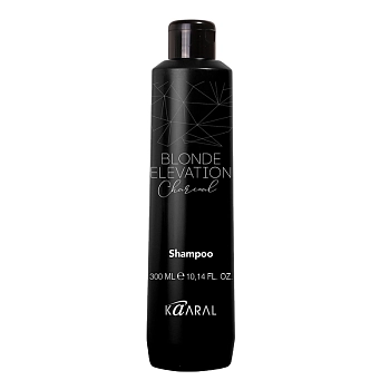 Шампунь тонирующий черный угольный / BLONDE ELEVATION CHARCOAL SHAMPOO 300 мл