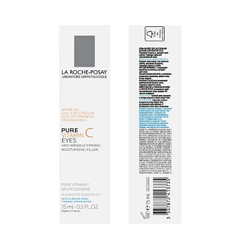 LA ROCHE-POSAY Крем-филлер для заполнения морщин для контура глаз / VITAMIN C 15 мл, фото 3