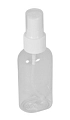 Бутылочка пластиковая прозрачная с распылителем 50 мл